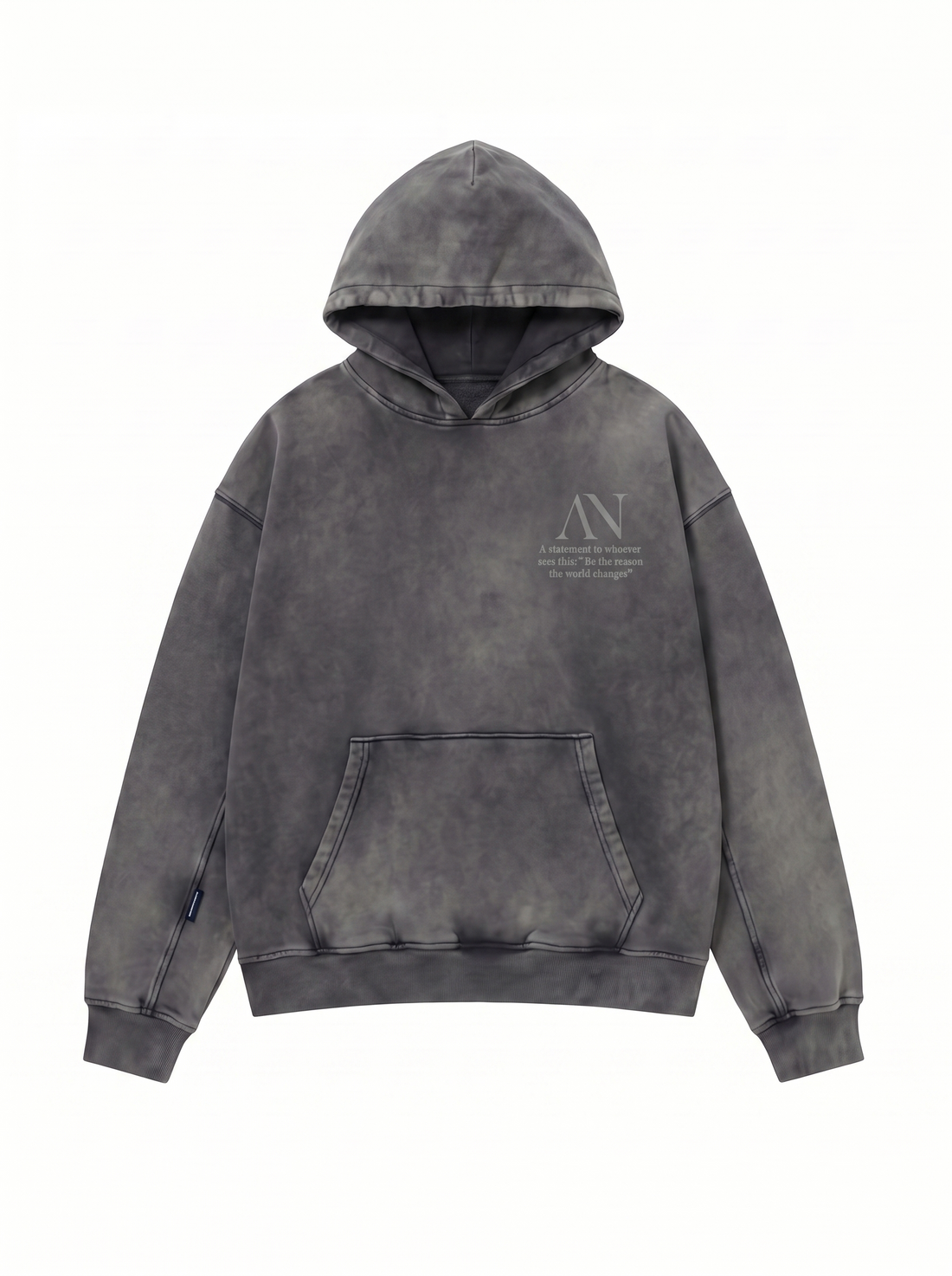 Routine Faded Hoodie - Washed Black